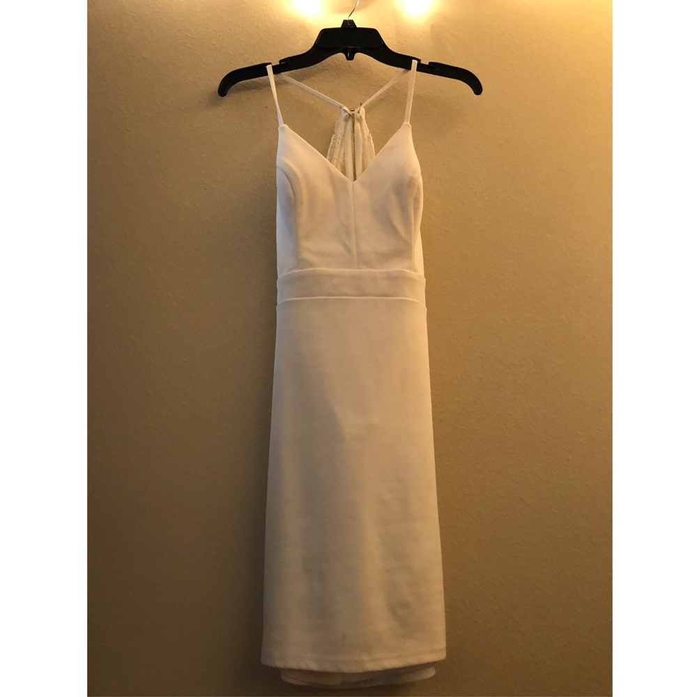 $$White homecoming dress